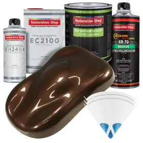Restoration Shop 840234510261 - Mahogany Brown Metallic Low V.o.c. Urethane Basecoat With E