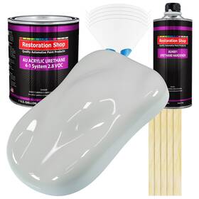 Restoration Shop 844825056084 - Classic White Acrylic Urethane Auto Paint Complete Gallon P