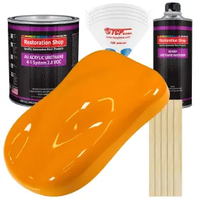 Restoration Shop 844825057708 - Speed Yellow Acrylic Urethane Auto Paint Complete Gallon Pa