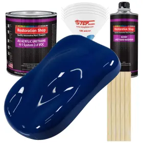 Restoration Shop 844825058248 Shop-marine Blue Acrylic Urethane Auto Paint-complete Gallon Paint