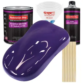 Restoration Shop 844825058361 Mystical Purple Acrylic Urethane Auto Paint - Complete Gallon Kit Profes
