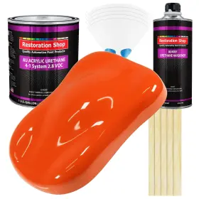 Restoration Shop 844825060043 - Hugger Orange Acrylic Urethane Auto Paint Complete Gallon P