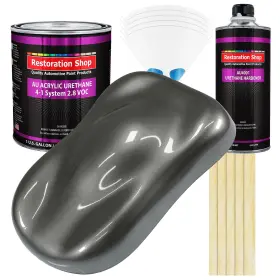 Restoration Shop 844825060579 - Dark Charcoal Metallic Acrylic Urethane Auto Paint Complete