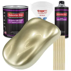 Restoration Shop 844825060937 - Antique Gold Metallic Acrylic Urethane Auto Paint Complete