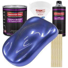 Restoration Shop 844825062436 - Indigo Blue Metallic Acrylic Urethane Auto Paint Complete