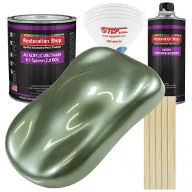 Restoration Shop 844825062979 Shop-fern Green Metallic Acrylic Urethane Auto Paint-complete Gallon