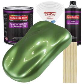 Restoration Shop 844825063037 - Medium Green Metallic Acrylic Urethane Auto Paint Complete