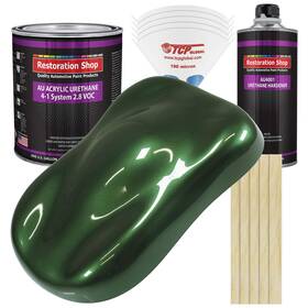 Restoration Shop 844825063150 British Racing Green Metallic Acrylic Urethane Auto Paint-complete Gallon Paint