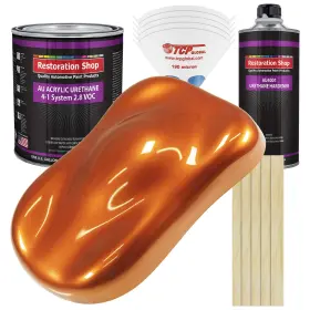 Restoration Shop 844825064294 - Firemist Orange Acrylic Urethane Auto Paint Complete