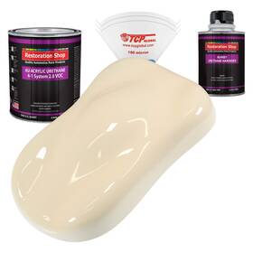 Restoration Shop 844926074246 Wimbledon White Acrylic Urethane Auto Paint - Complete Quart Kit