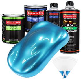 Restoration Shop 844926076615 Shop-electric Blue Metallic Low Voc Urethane Basecoat With Clearcoat