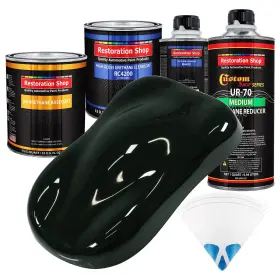Restoration Shop 844926078961 Rock Moss Green Urethane Basecoat With Clearcoat Auto Paint Complete Medium Qu