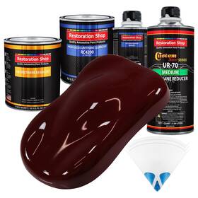 Restoration Shop 844926079098 - Burgundy Urethane Basecoat With Clearcoat Auto Paint Comple