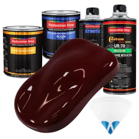 Restoration Shop 844926079098 - Burgundy Urethane Basecoat With Clearcoat Auto Paint Comple