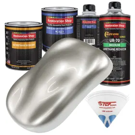 Restoration Shop 844926079180 - Sterling Silver Metallic Urethane Basecoat With Clearcoat Aut