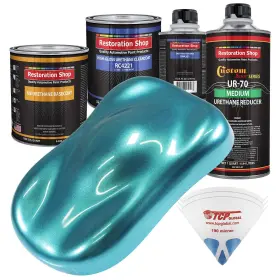 Restoration Shop 844926079739 Firemist Urethane Basecoat With Clearcoat Auto Paint Complete Medium Quart