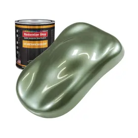 Restoration Shop 844926083552 Fern Green Metallic Urethane Basecoat Auto Paint - Quart Color Only