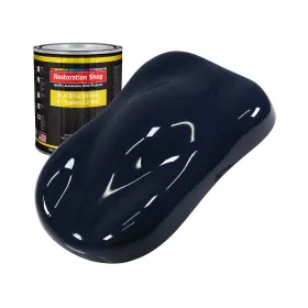 Restoration Shop 844926084535 Midnight Blue Acrylic Enamel Auto Paint - Quart Color Only Professi