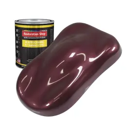 Restoration Shop 844926085464 Vintage Burgundy Metallic Acrylic Enamel Auto Paint - Quart Color Onl