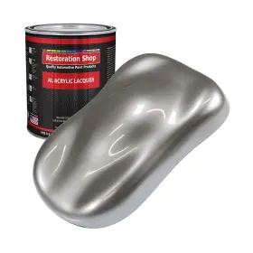 Restoration Shop 844926092967 - Titanium Gray Metallic Acrylic Lacquer Auto Paint Gallon
