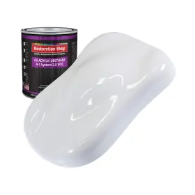 Restoration Shop 844926095494 Winter White Acrylic Urethane Auto Paint - Quart Color Only Profess