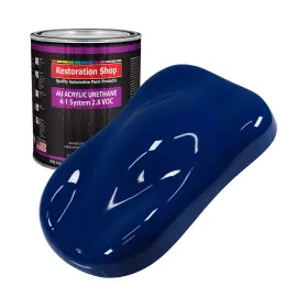 Restoration Shop 844926097283 Marine Blue Acrylic Urethane Auto Paint - Gallon Color Only Professio