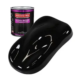 Restoration Shop 844926099072 Jet Black Gloss Acrylic Urethane Auto Paint - Quart Color Only Pr