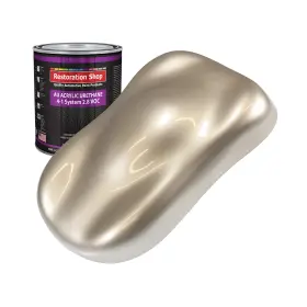 Restoration Shop 844926099881 Cashmere Gold Metallic Acrylic Urethane Auto Paint Quart Color Only Pr