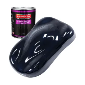 Restoration Shop 844927000930 Nightwatch Blue Metallic Acrylic Urethane Auto Paint Quart Color Only