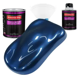 Restoration Shop 844927001197 - Sapphire Blue Metallic Acrylic Urethane Auto Paint Complete