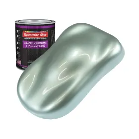Restoration Shop 844927001326 - Frost Green Metallic Acrylic Urethane Auto Paint Quart P