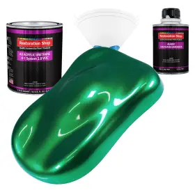 Restoration Shop 844927001890 - Emerald Green Metallic Acrylic Urethane Auto Paint