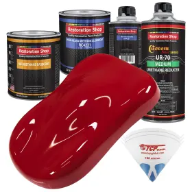 Restoration Shop 844927006253 Torch Red Urethane Basecoat With Clearcoat Auto Paint Complete Medium Quart Pa Restoration Shop 844927006253 Torch Red Urethane Basecoat With Clearcoat Auto Paint Complete Medium Quart Pa