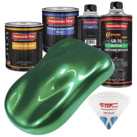 Restoration Shop 844927009018 - Emerald Green Metallic Urethane Basecoat With Clearcoat Auto