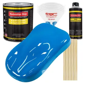 Restoration Shop 844998028512 Coastal Highway Blue Acrylic Enamel Auto Paint - Complete Gallon Kit