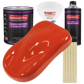 Restoration Shop 844998030966 Hemi Orange Acrylic Urethane Auto Paint Complete Gallon Kit Profession