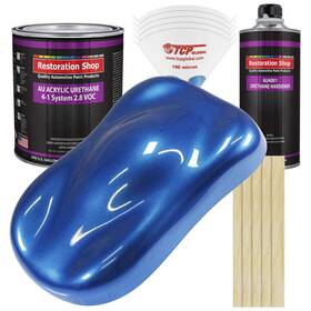 Restoration Shop 844998031154 Shop-burn Out Blue Metallic Acrylic Urethane Auto Paint-complete