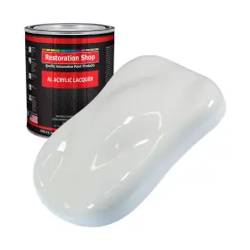 Restoration Shop 848849033526 Cameo White Acrylic Lacquer Auto Paint - Gallon Color Only Professional