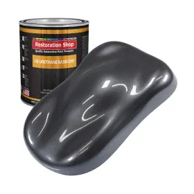 Restoration Shop 848849035643 - Gunmetal Grey Metallic Urethane Basecoat Auto Paint Gall