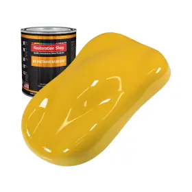 Restoration Shop 848849036077 - Canary Yellow Urethane Basecoat Auto Paint Quart C