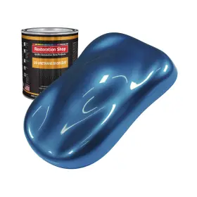 Restoration Shop 848849036435 - Cruise Night Blue Metallic Urethane Basecoat Auto Paint Qua