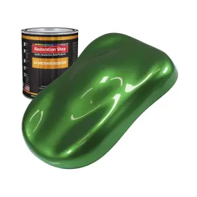 Restoration Shop 848849036534 Gasser Green Metallic Urethane Basecoat Auto Paint - Quart Color Only