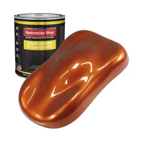 Ae2212-gl Restoration Shop Inferno Orange Pearl Metallic Acrylic Enamel Auto Paint - Gallon Colo