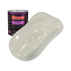 Au1110-qt Restoration Shop Spinnaker White Acrylic Urethane Auto Paint Quart Color Only Professio