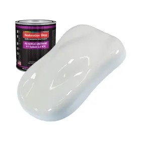 Au1114-qt Restoration Shop - Cameo White Acrylic Urethane Auto Paint Quart Color O
