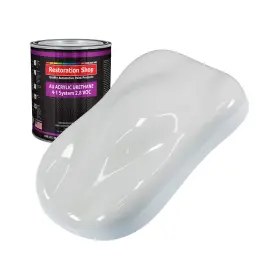 Au1115-qt Restoration Shop Championship White Acrylic Urethane Auto Paint - Quart Color Only Profes