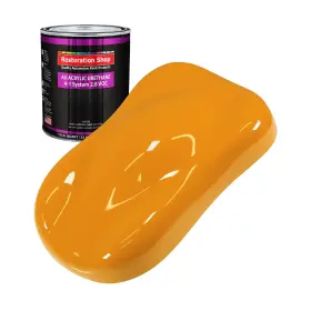 Au1407-qt Restoration Shop - School Bus Yellow Acrylic Urethane Auto Paint Quart