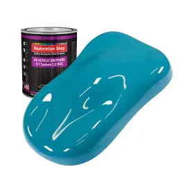 Au1507-qt Restoration Shop Petty Blue Acrylic Urethane Auto Paint - Quart Color Only Professional S