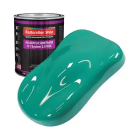 Au1514-gl Restoration Shop - Tropical Turquoise Acrylic Urethane Auto Paint Gallon