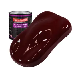 Au1709-qt Restoration Shop - Burgundy Acrylic Urethane Auto Paint Quart Color Only